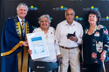 Joyce James - ‘grandmother’ figure and support person for the Children Liturgy Group at St Aloysius.