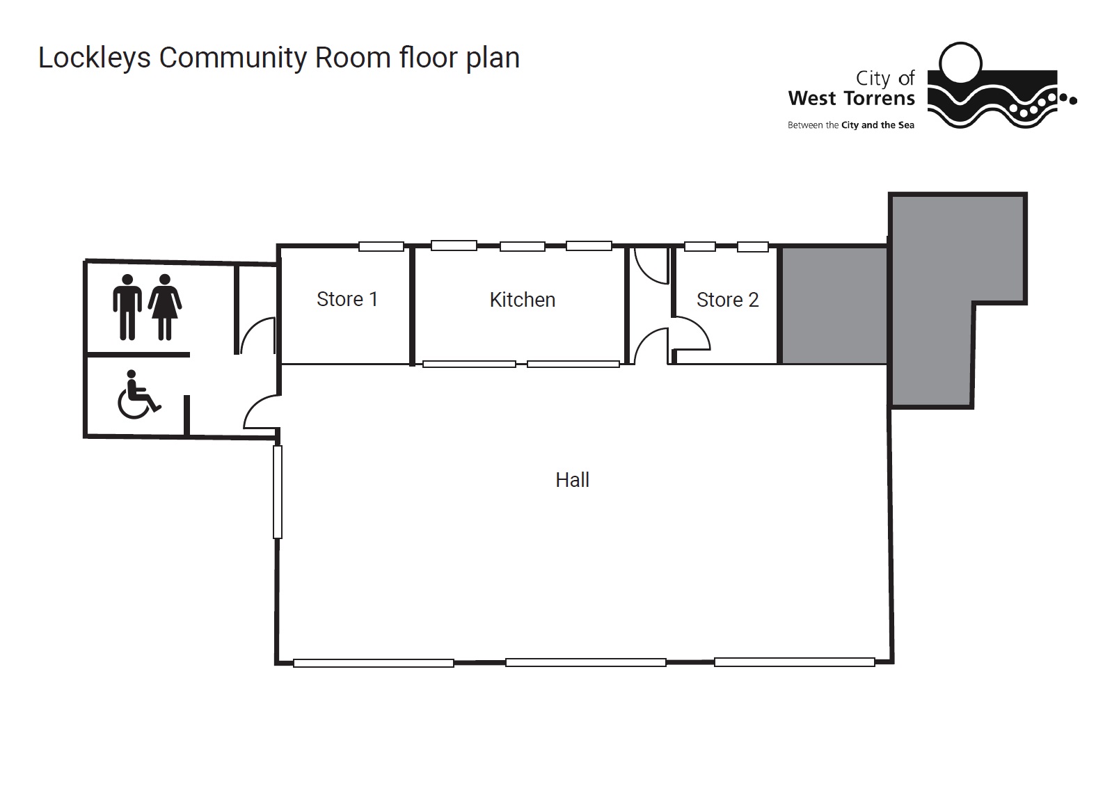 Lockleys Community Room floor plan