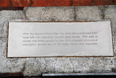 Stop 7 plaque