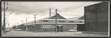 Freeman Motors 1979 (looking west) [WTHS LH0466-10]