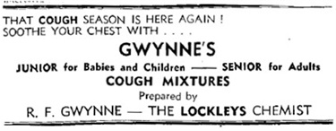 R. F. Gwynne Chemist