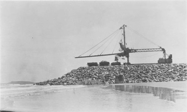 Telpher crane