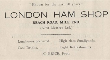 Beach Road - London Ham Shop