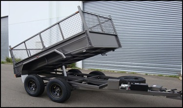 2016 - Tough TREG 10'x5' Commercial Off Road Hydraulic Tipper  3300Kg GTM incl. 4 Wheel Electric brakes
