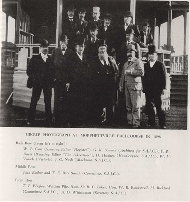 From History and growth of the South Australia Jockey Club, 1955