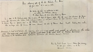 Plan of Thebarton racecourse and surroundings text from SLSA collection