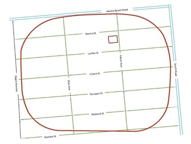 Thebarton Racecourse present map