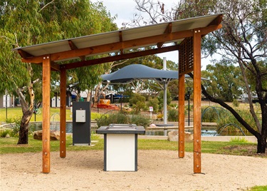 Apex Park gazebo with BBQ 2