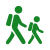 Walking-trail icon