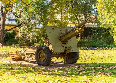 Memorial Gardens cannon