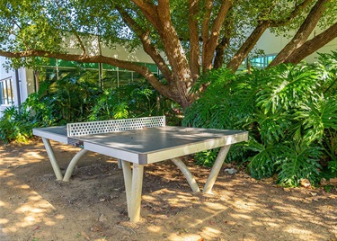 Memorial Gardens outdoor table tennis