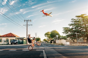 Airplane vs BMX - Melissa Crisa