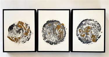 Deep in one part shallow in others triptych - Rebecca McEwan