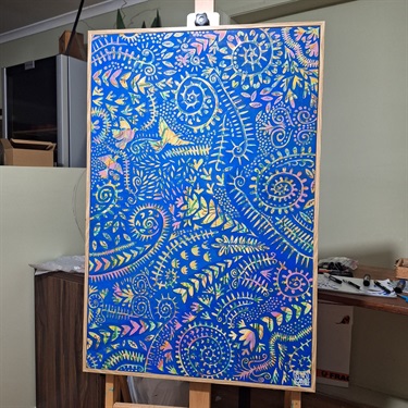 Unfurling In flight - Simone Ridge-Cooke