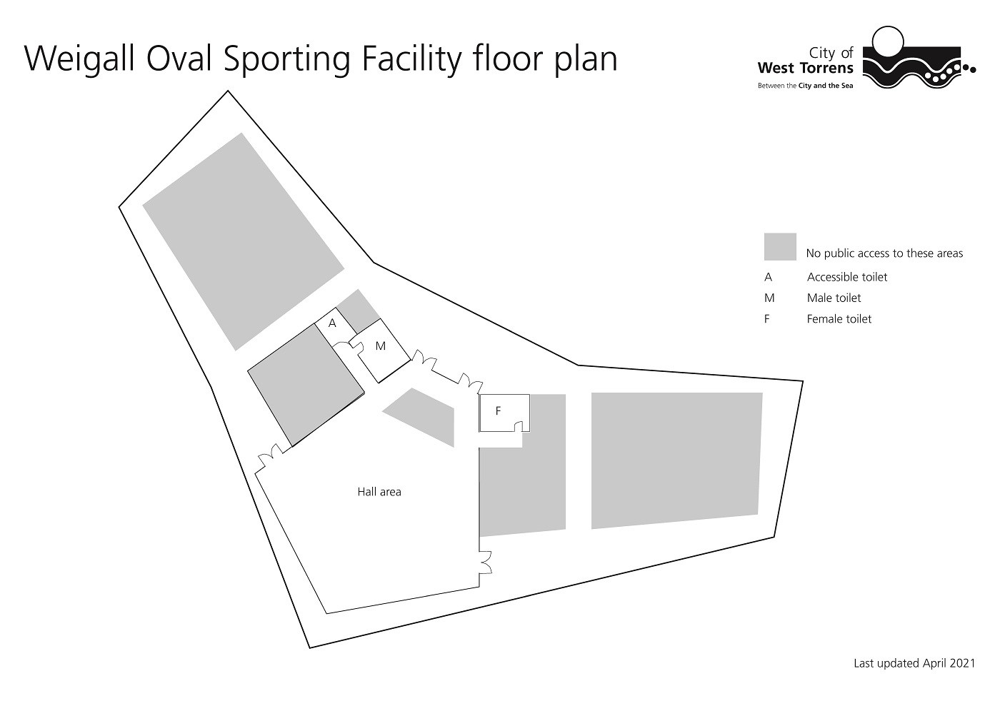 Weigall Oval Sporting Facility floor plan