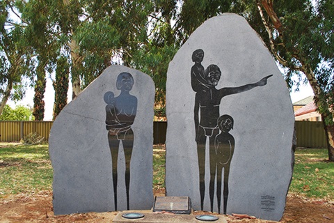 Spirit of Family Kaurna people sculpture.jpg