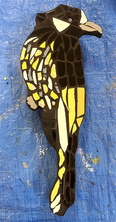 Mosaic bird