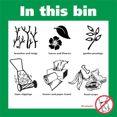 In this bin green